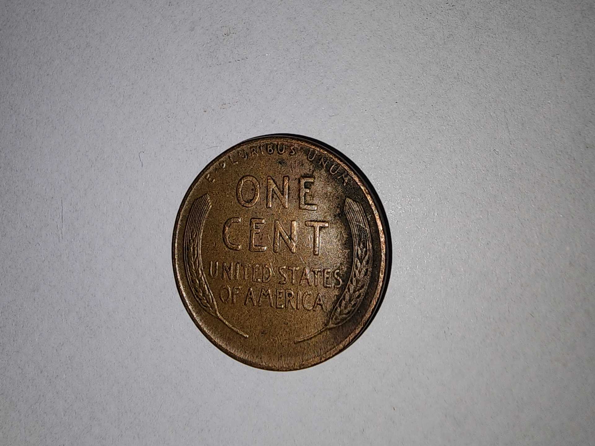 Authentic 1945 Wheat 1-Cent Penny No Markings - Image 6