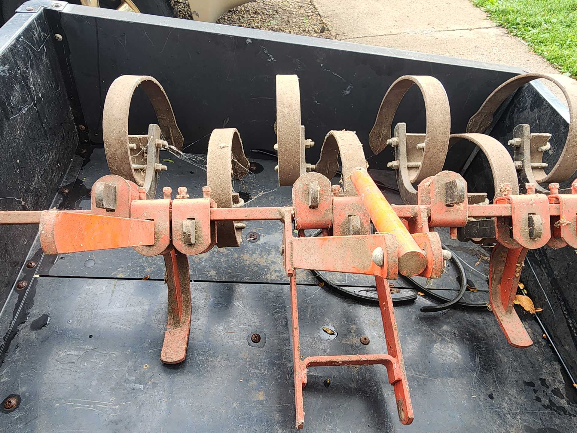 Basic Riding Lawn Mower With Wagon + Plow - Image 8