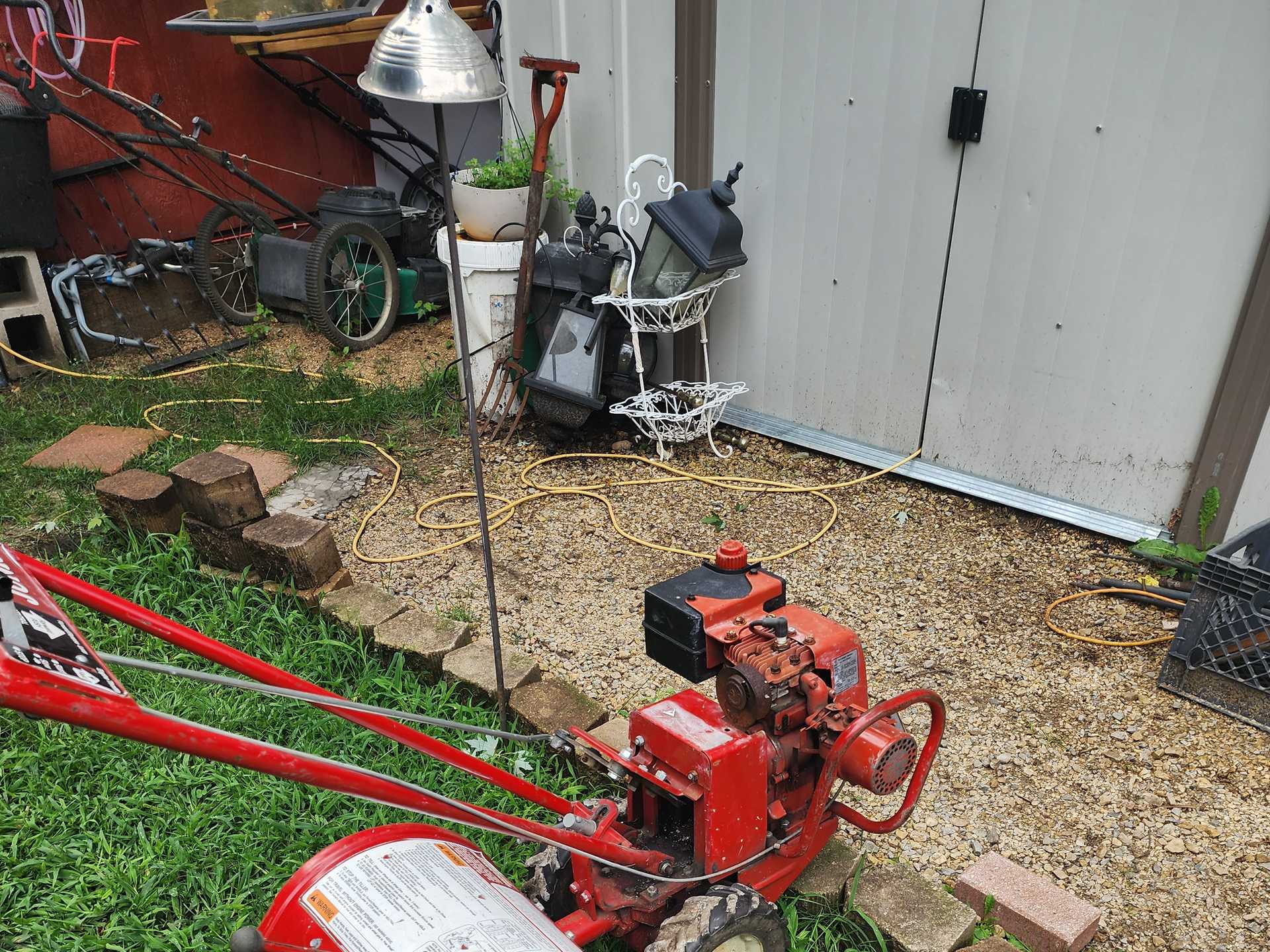 TROY BILT Gas Powered Tiller ($1000 tiller)