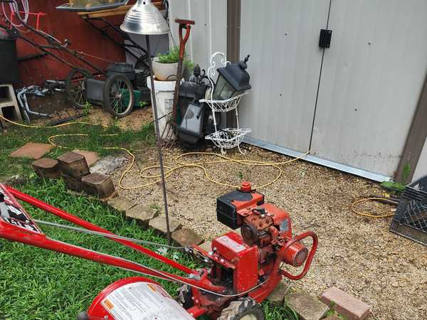 TROY BILT Gas Powered Tiller ($1000 tiller)